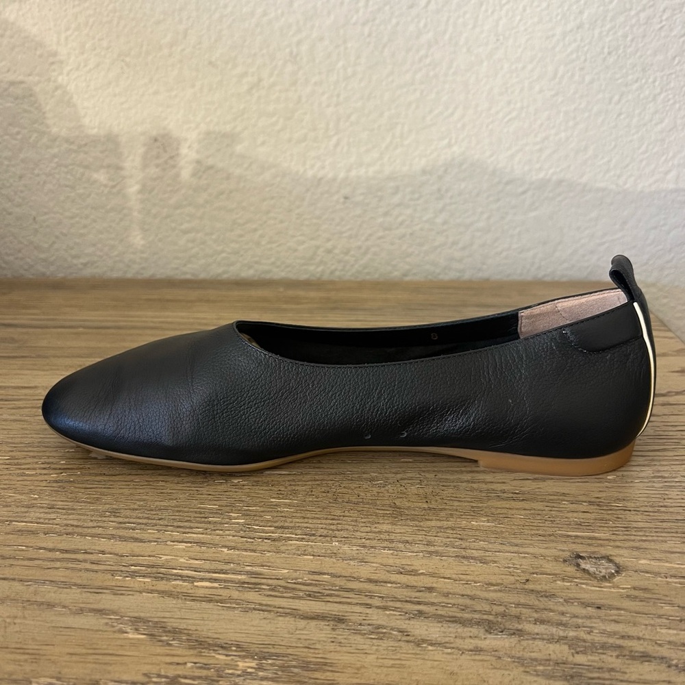 Everlane The Day Glove ballet flat black leather minimalist classic sz 8 - Picture 4 of 12